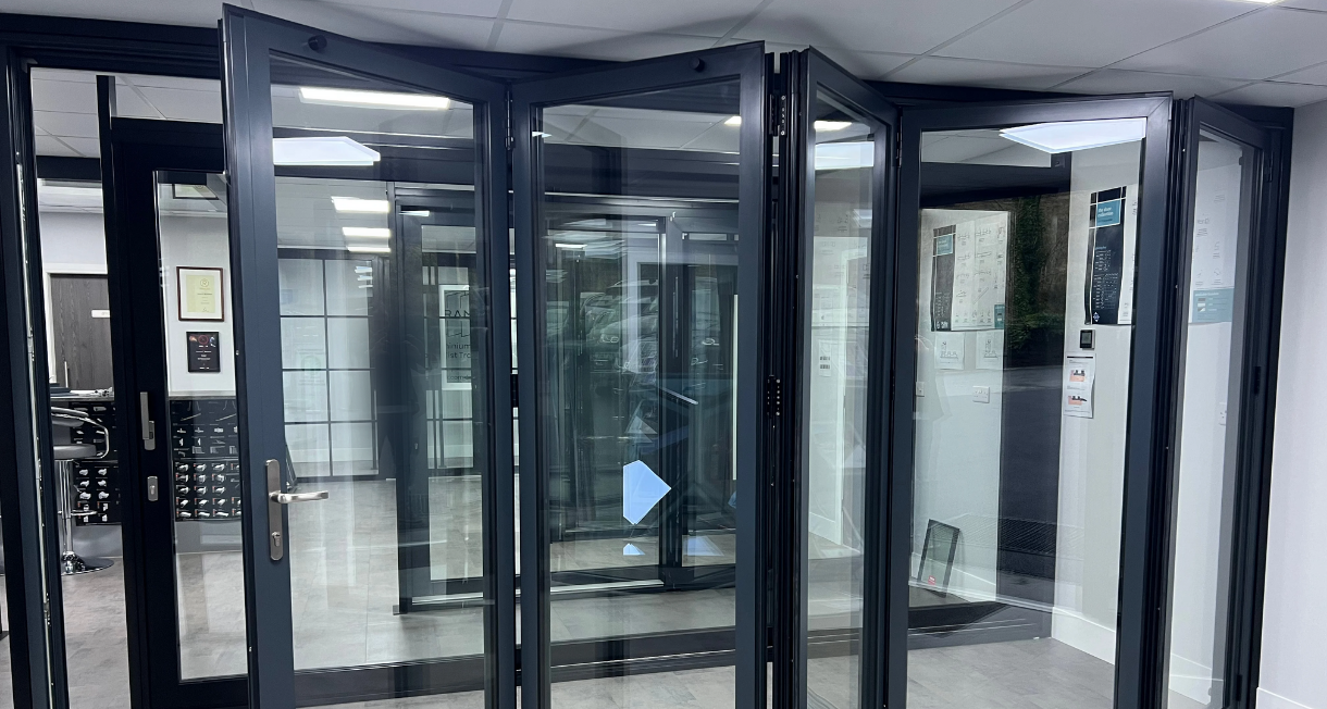 aluminium bi folding doors